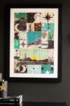 rockettstgeorge-Framed-Green-Wild-West-Print-lowes-lifestyles