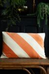 rockettstgeorge-HKliving-Peach-_-Cream-Stripe-Velvet-Cushion-lowres-lifestyle_1of6