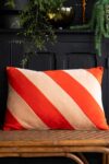 rockettstgeorge-HKliving-Red-_-Pink-Stripe-Velvet-Cushion-lowres-lifestyles_1of5