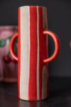 rockettstgeorge-Tall-Red-Stripe-Vase-With-Handles-lores