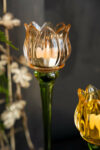 rockettstgeorge-Vintage-Style-Orange-Glass-Flower-Candle-Holder-lores